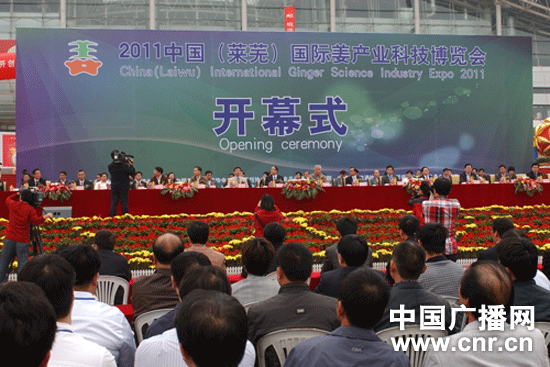 第四届中国姜博会在“生姜之乡”莱芜盛大开幕