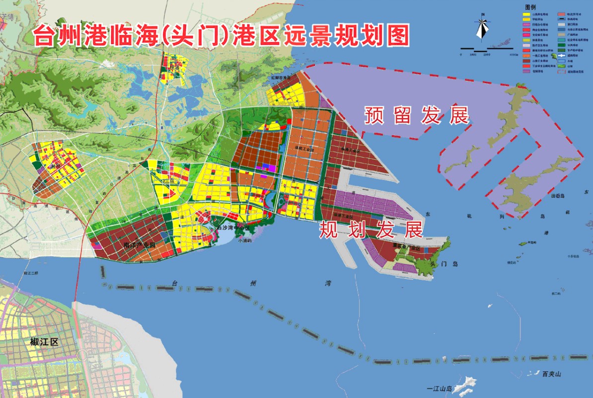 台州湾大桥地图